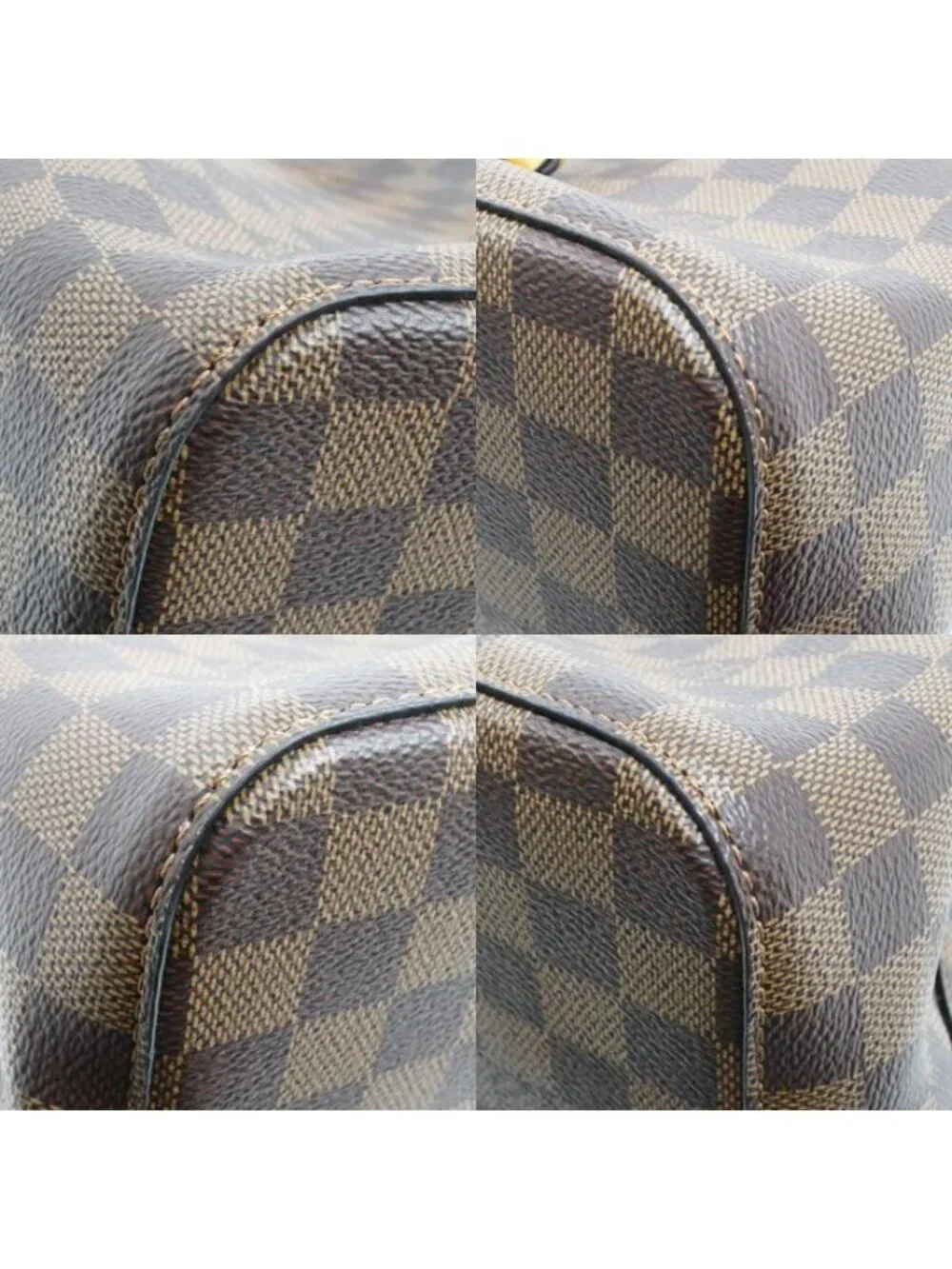 Louis Vuitton Neo Noe Shoulder Bag Damier Ebene Saffron